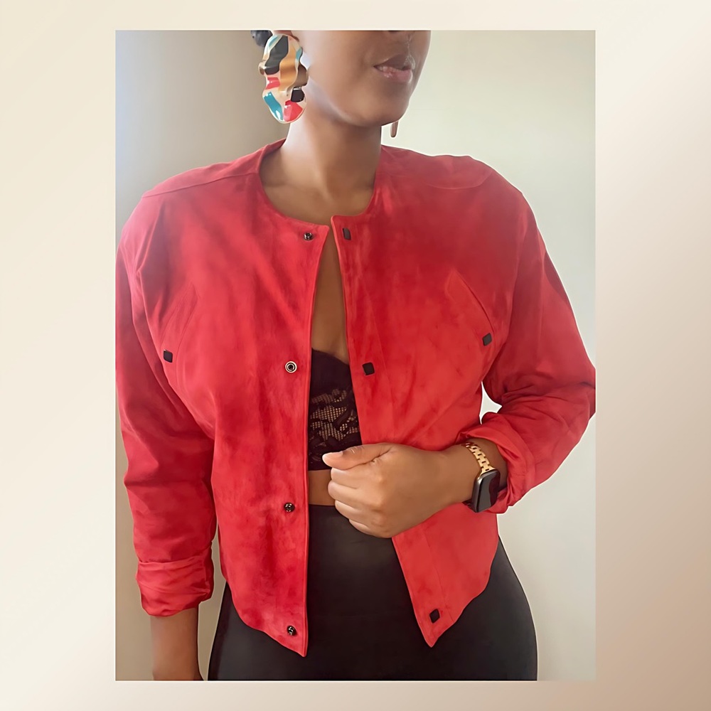 Vintage TW2 Suede Red Jacket